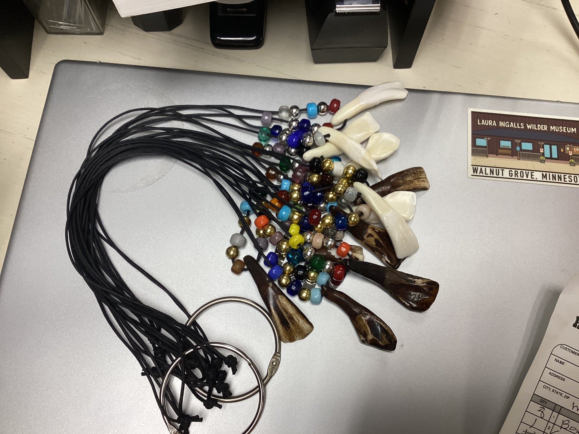 Bison Tooth Necklace