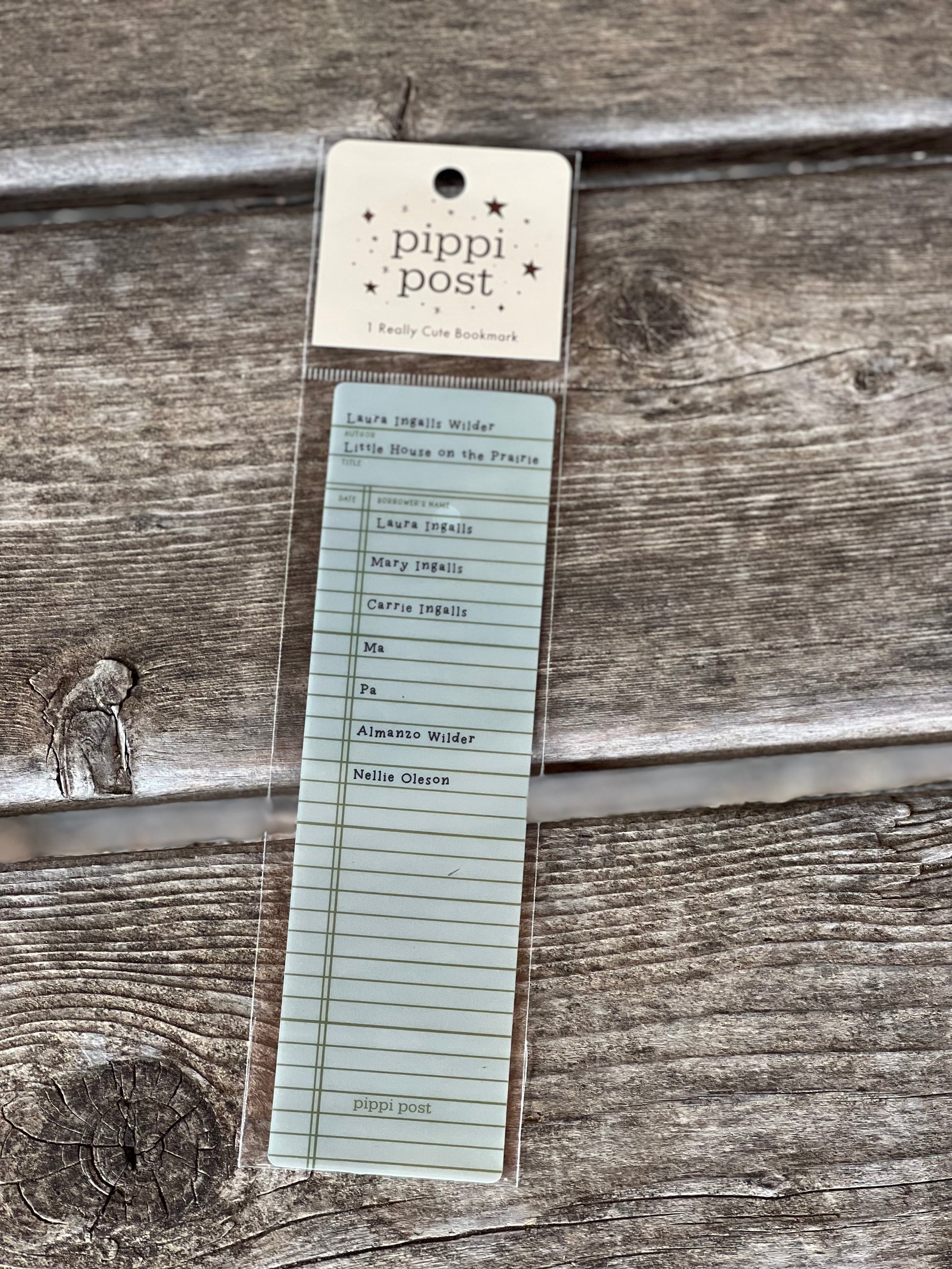 Little House On The Prairie Library Bookmark