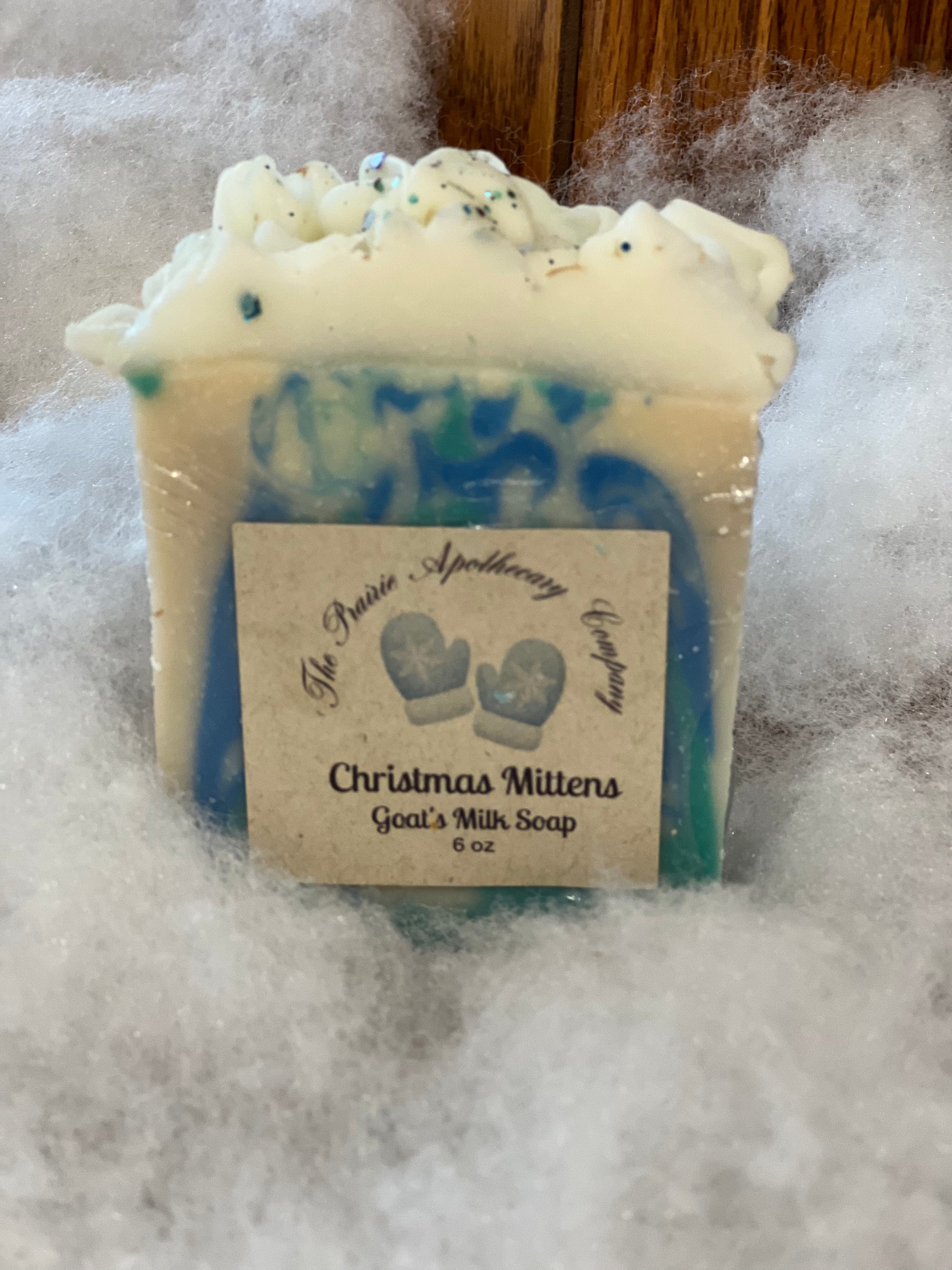 Christmas Mittens Bar Soap