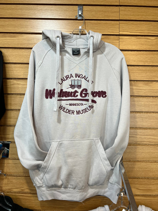 Stone V Neck Museum Hoodie