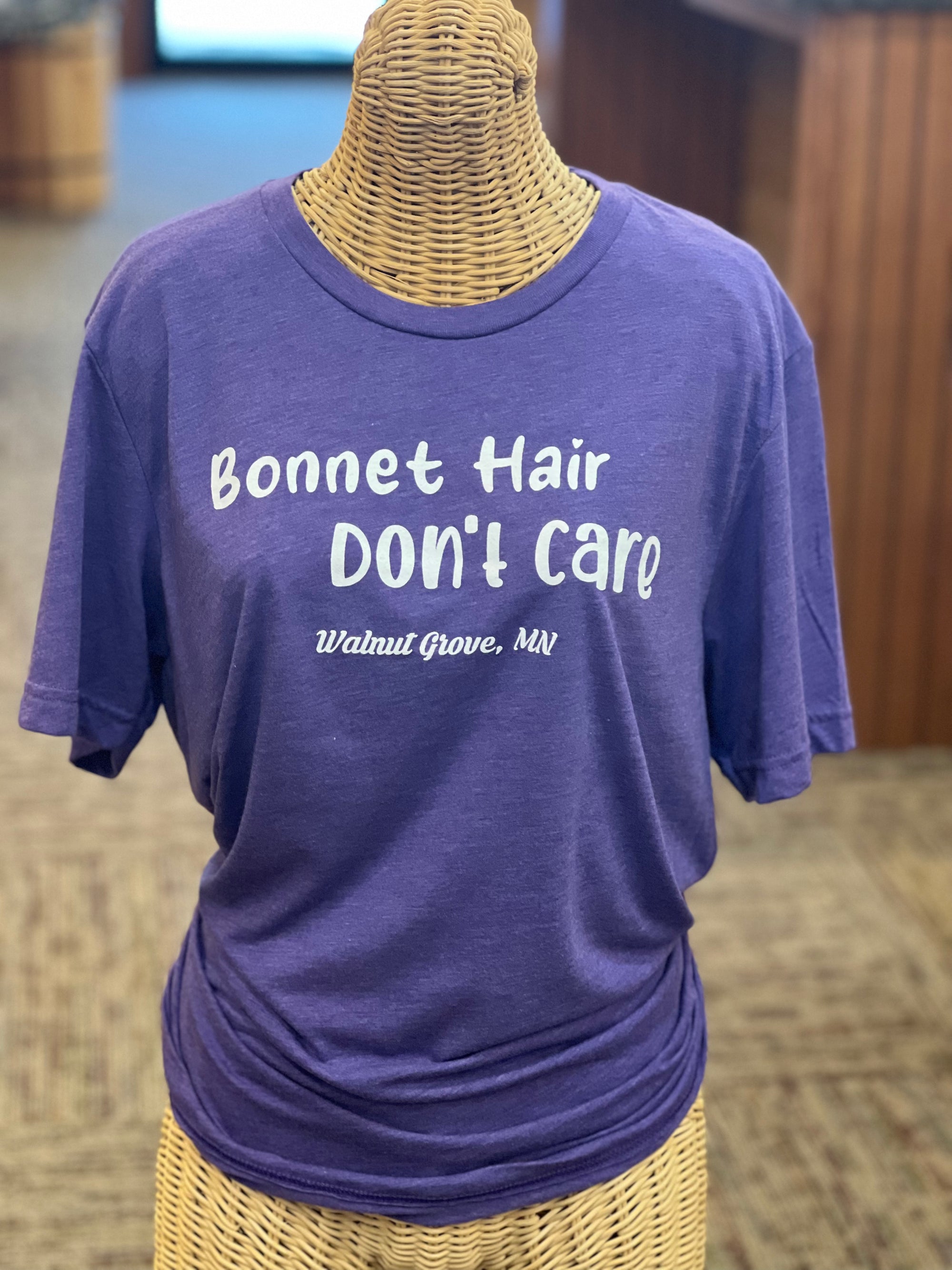 Bonnet Hair Don't Care Tee Adult - 2 color options