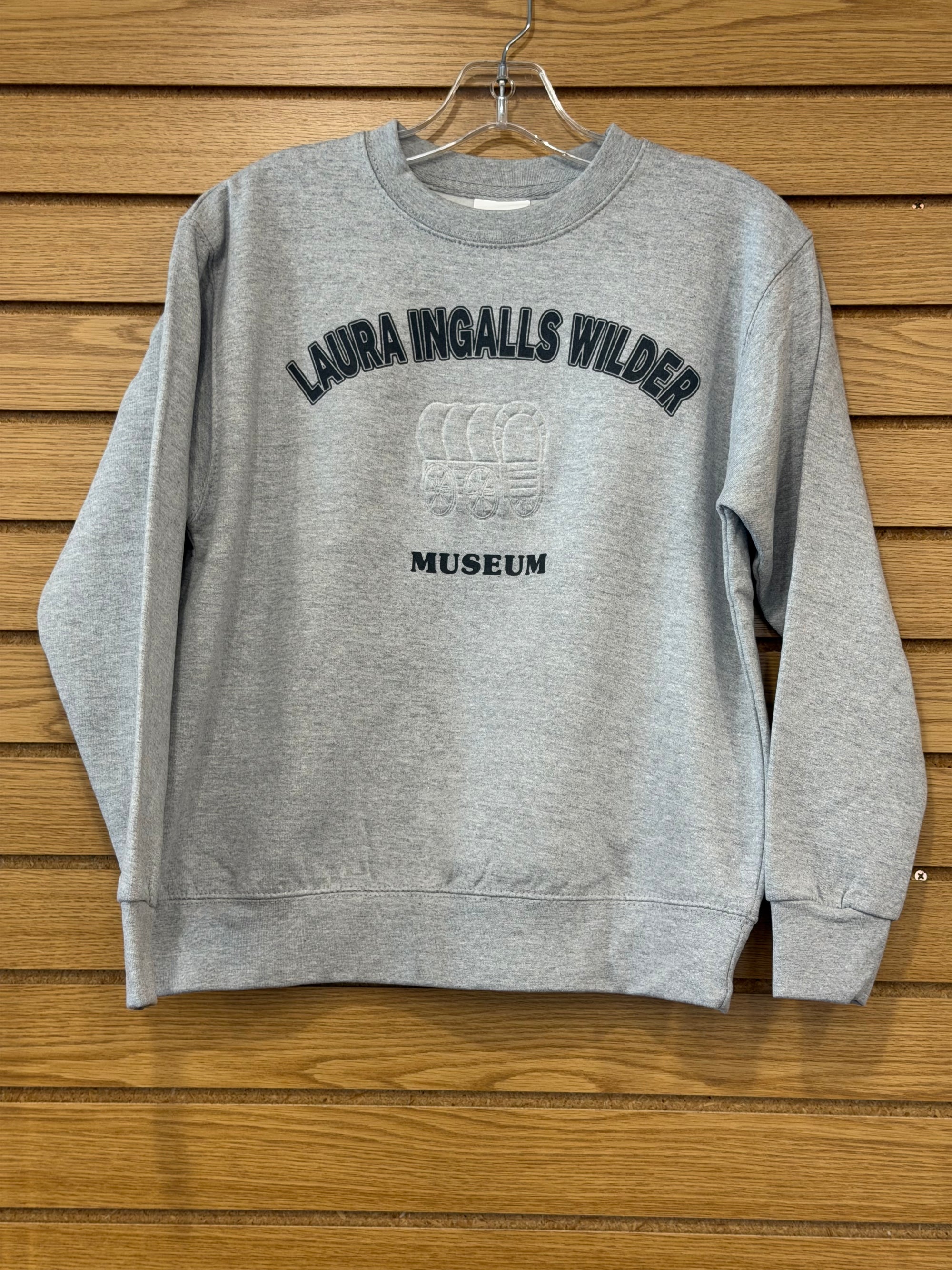 Gray Kids Museum Crewneck