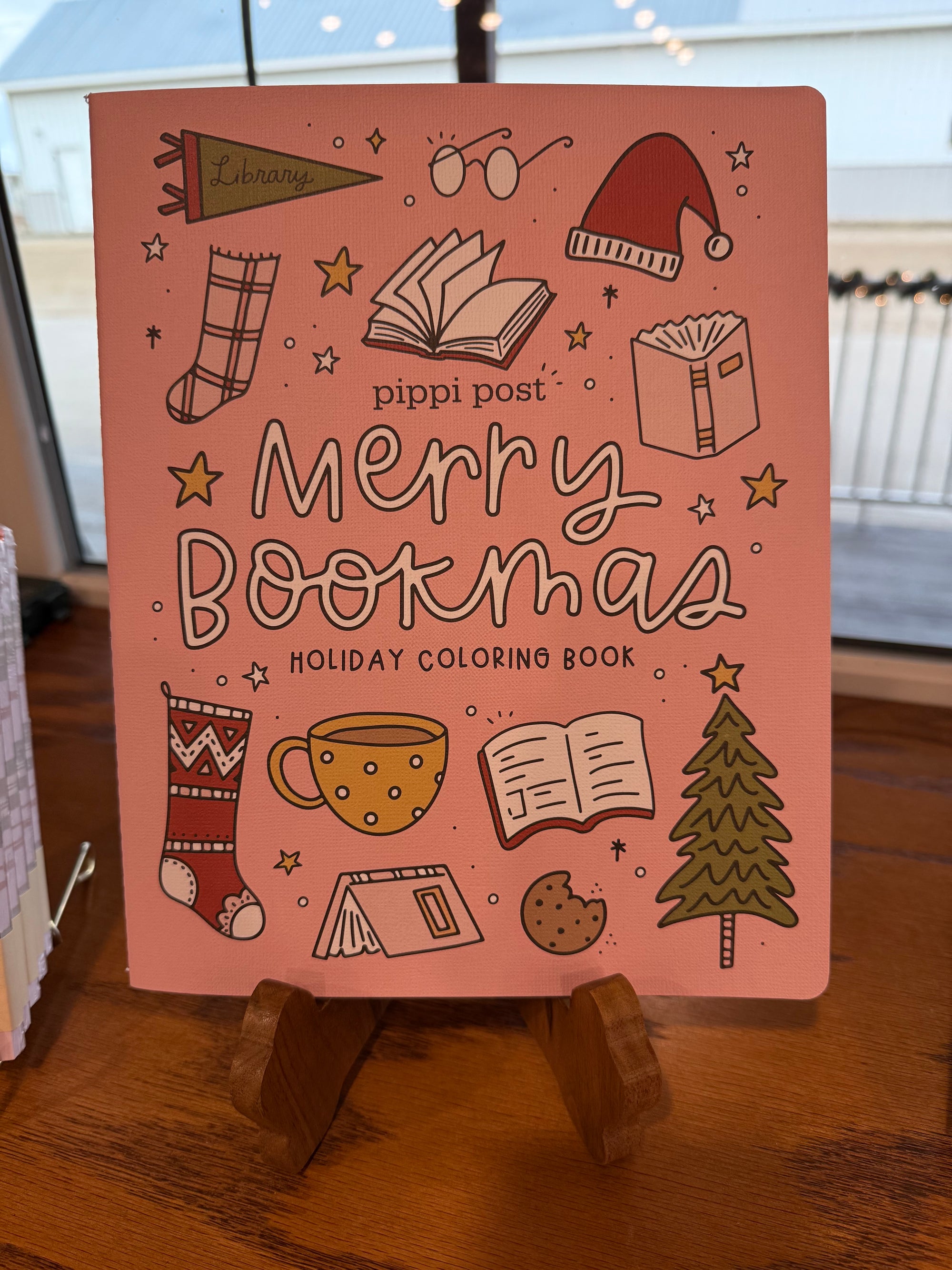 Merry Bookmas Holiday Coloring Book