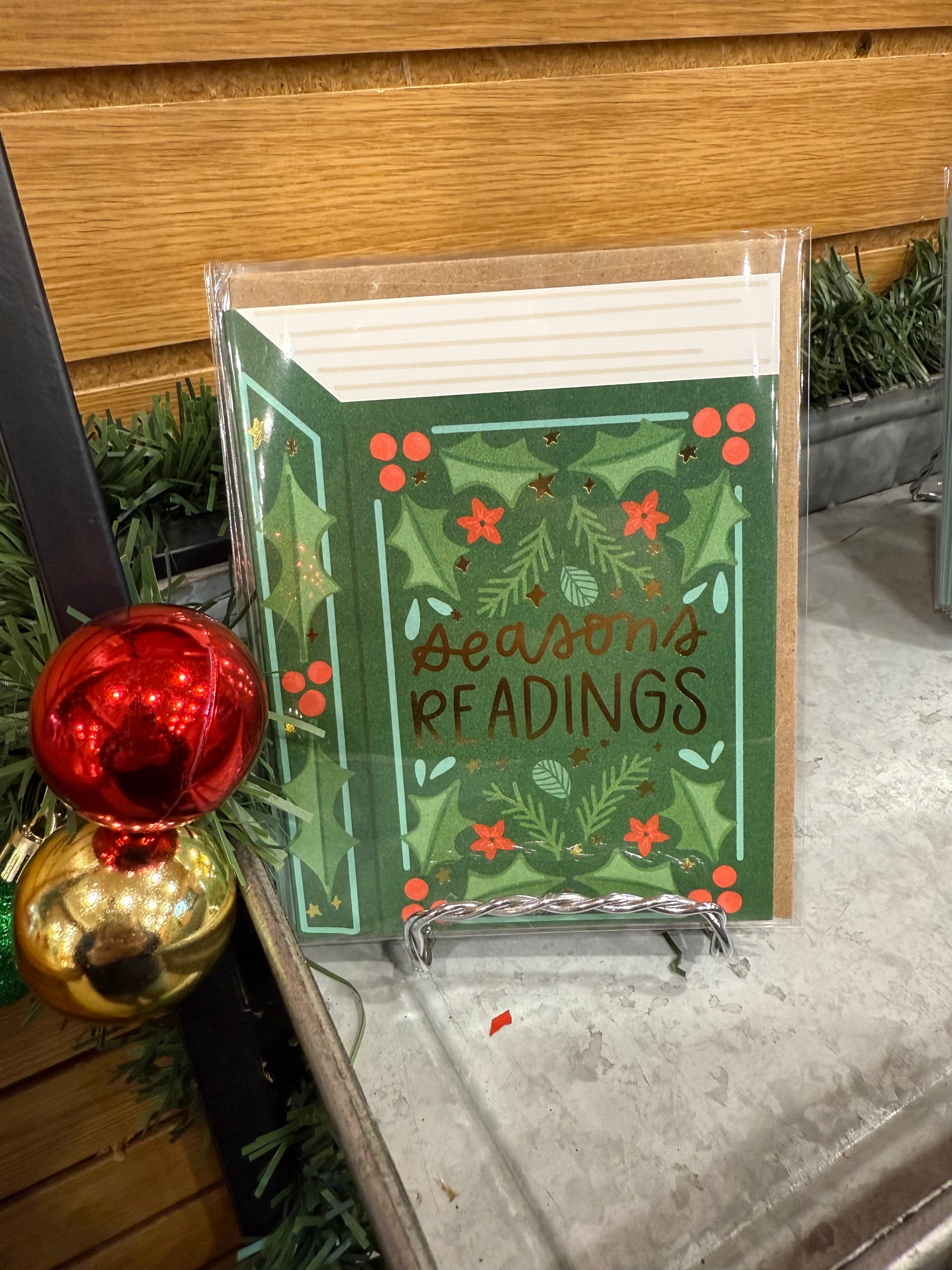 Season's Readings Holiday Greeting Card