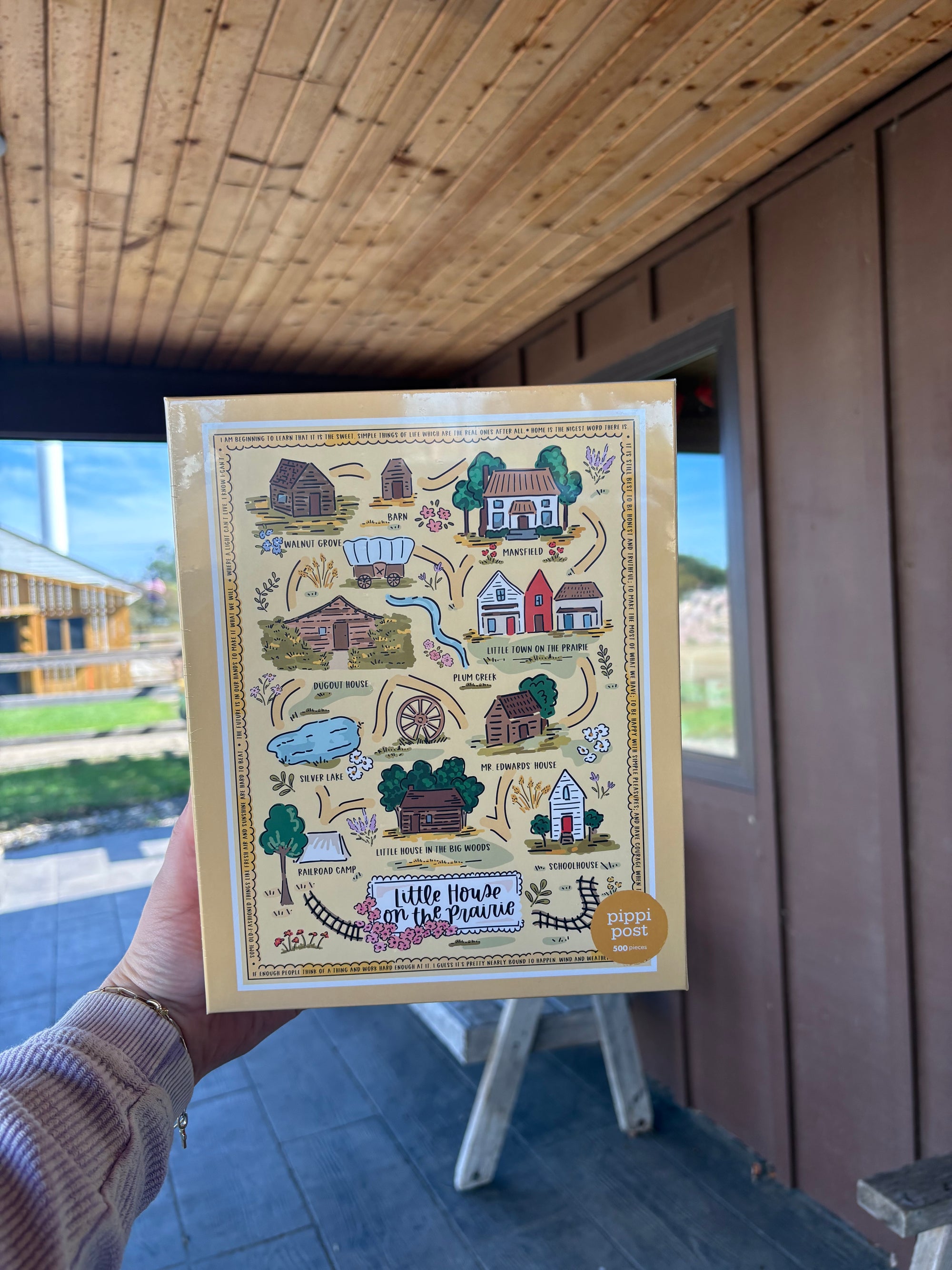 Little House on the Prairie Map - 500 Piece Jigsaw Puzzle