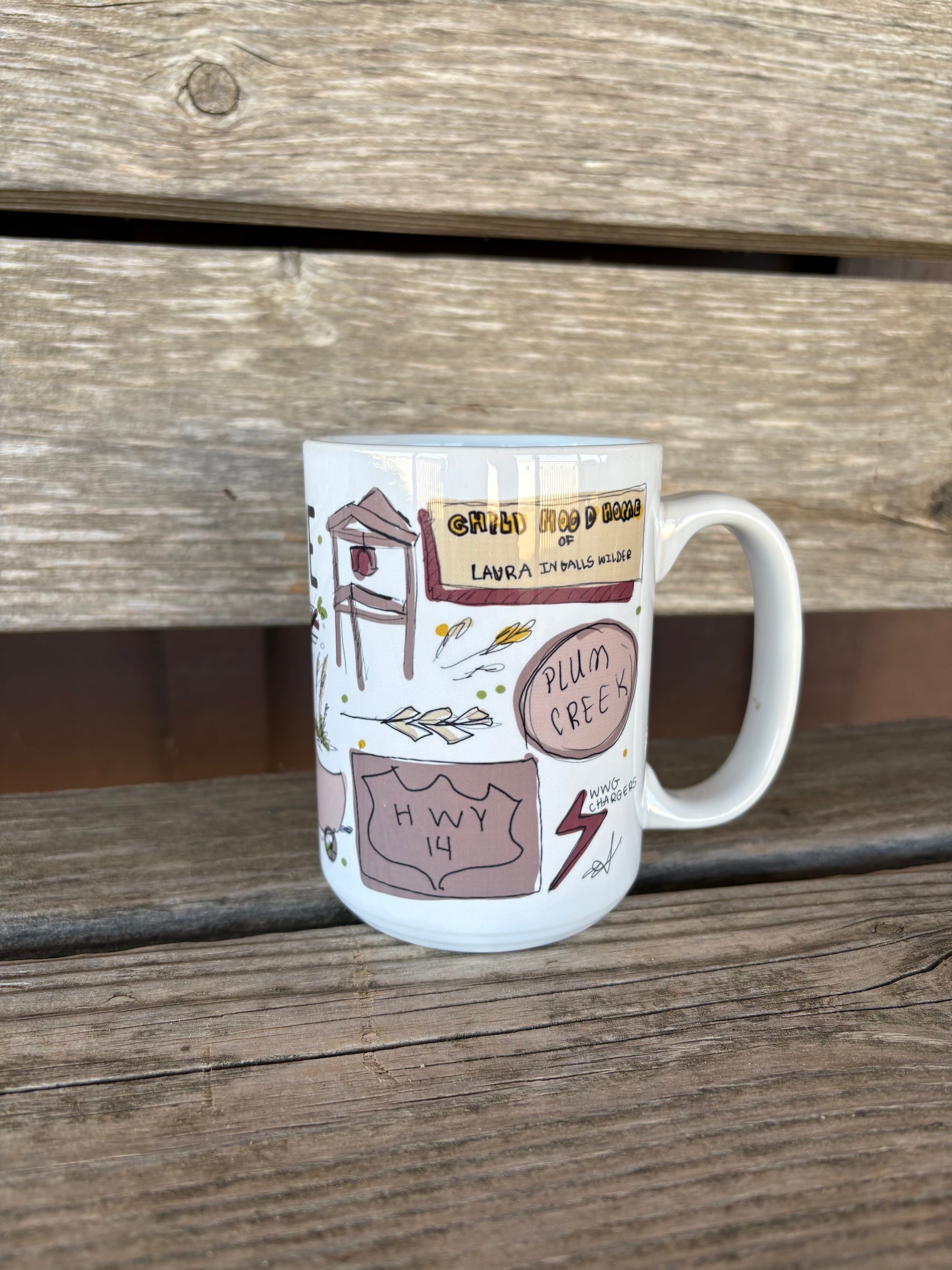 WG Mug Ivory and Sage