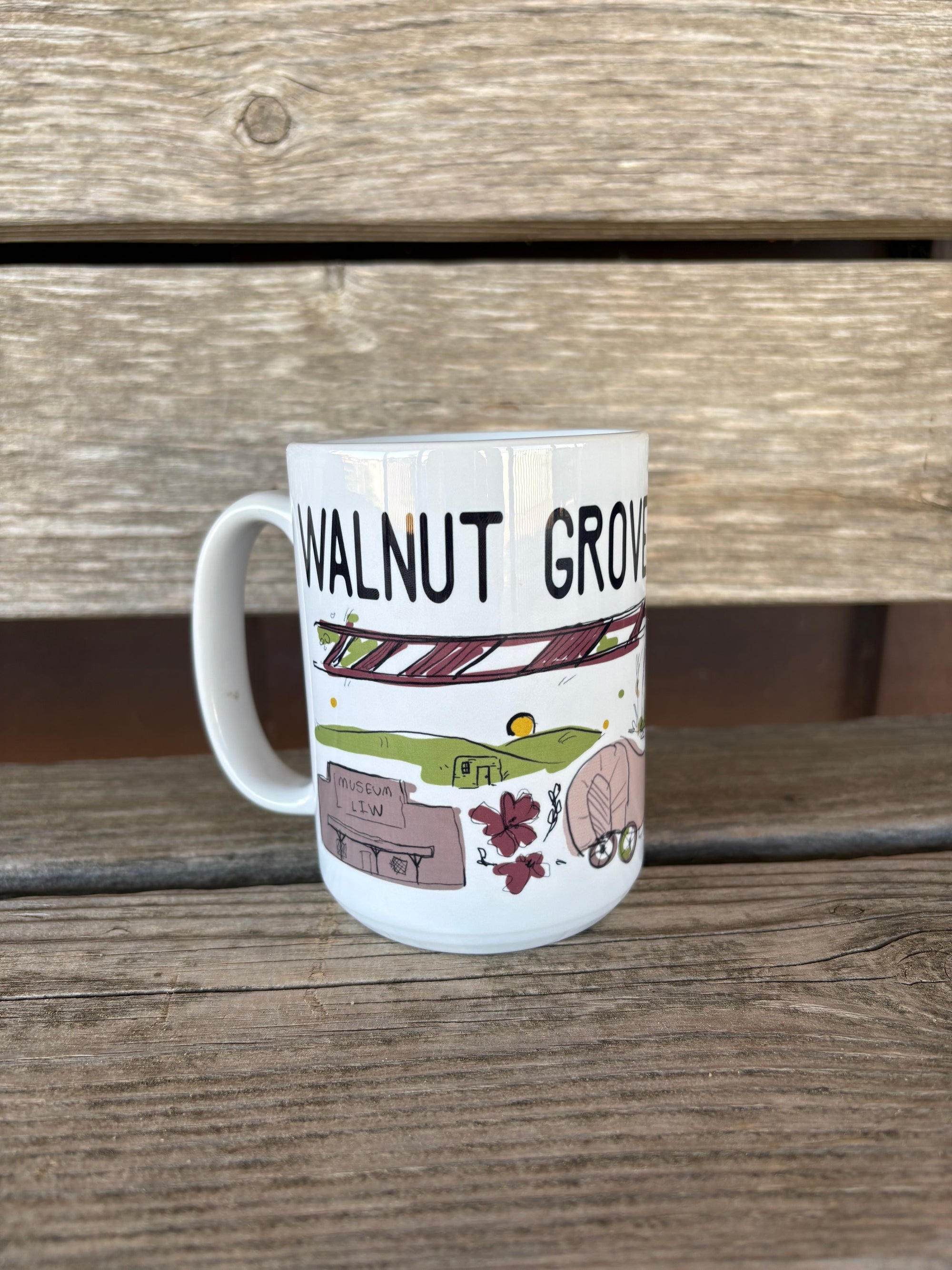 WG Mug Ivory and Sage
