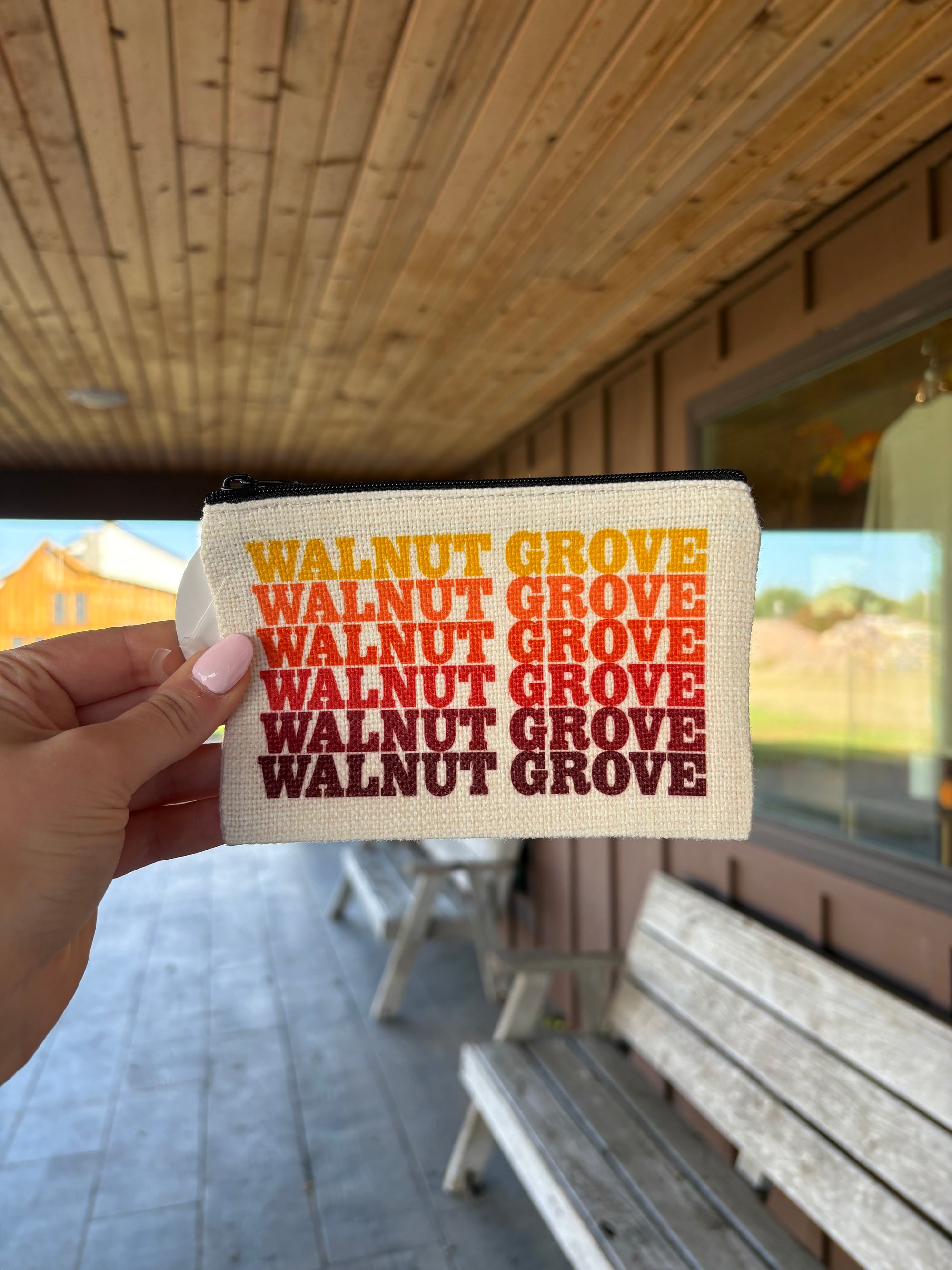 Walnut Grove Zipper Pouch