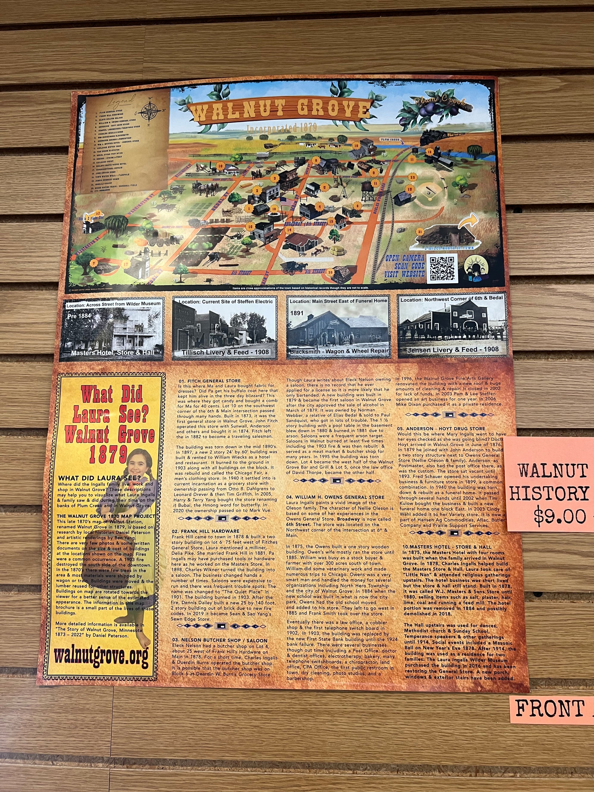 Walnut Grove History Map