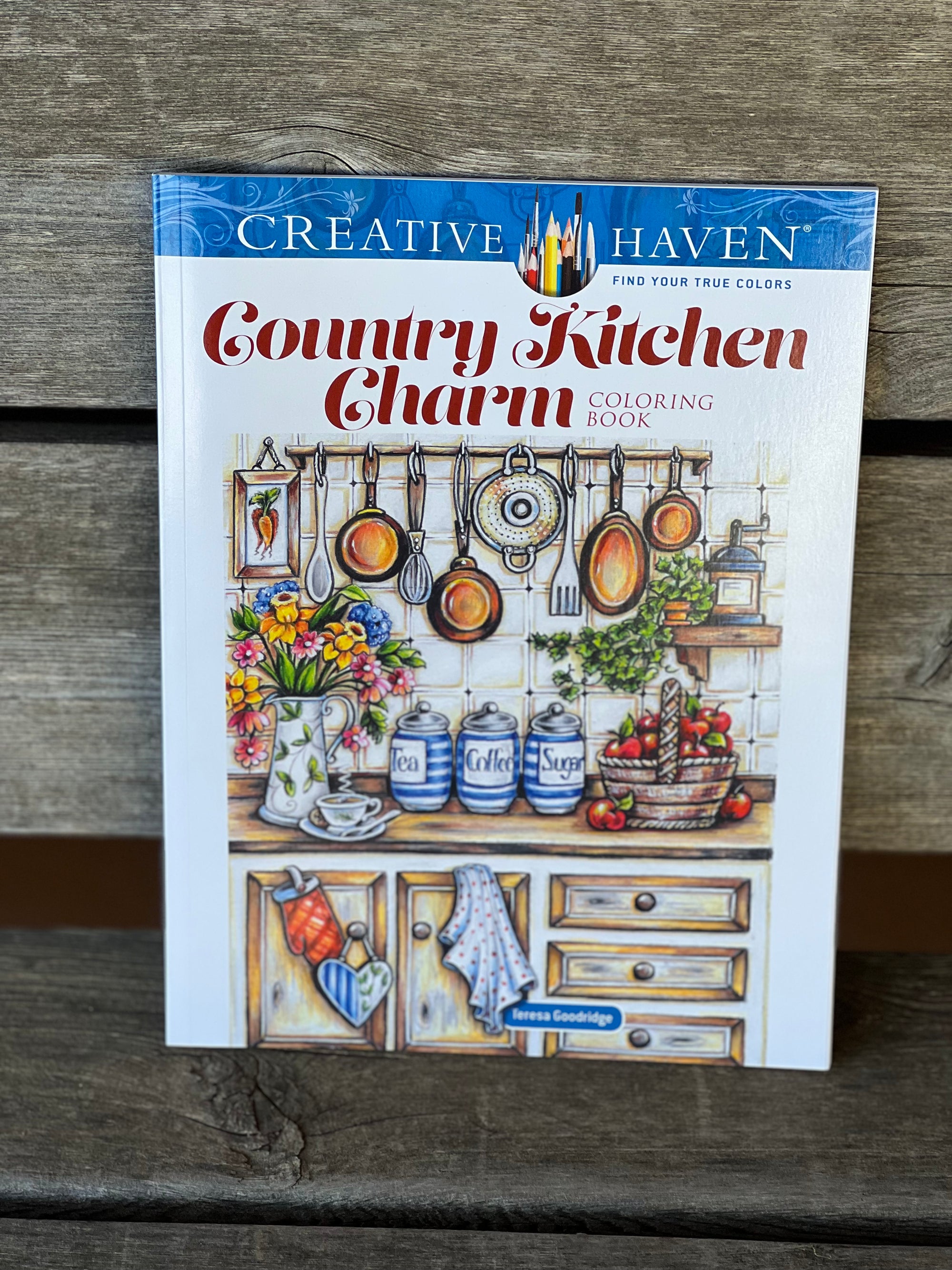 Country Kitchen Charm Coloring Book