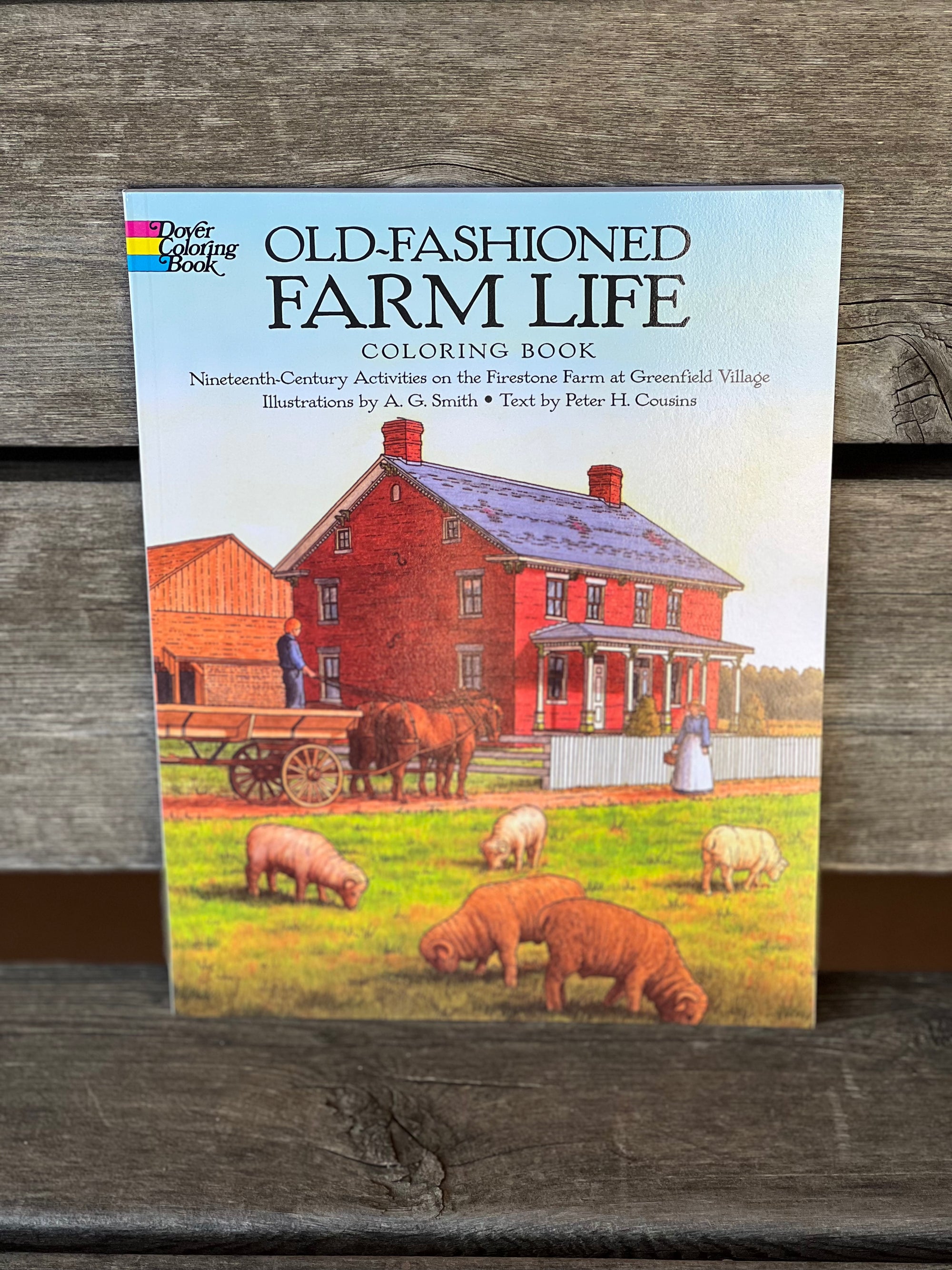 Old-Fashioned Farm Life Coloring Book