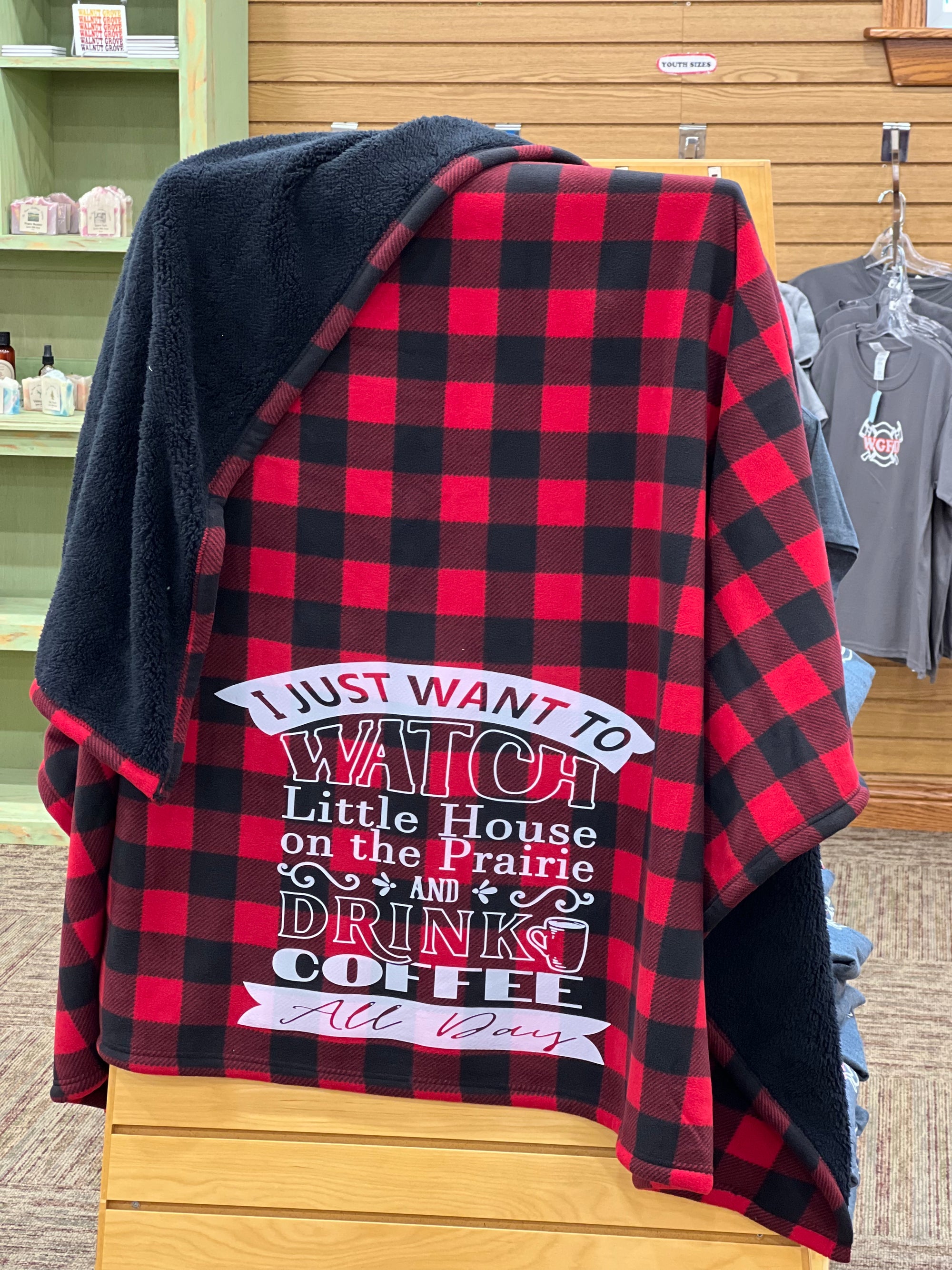 Red & Black Eddie Bauer Blanket